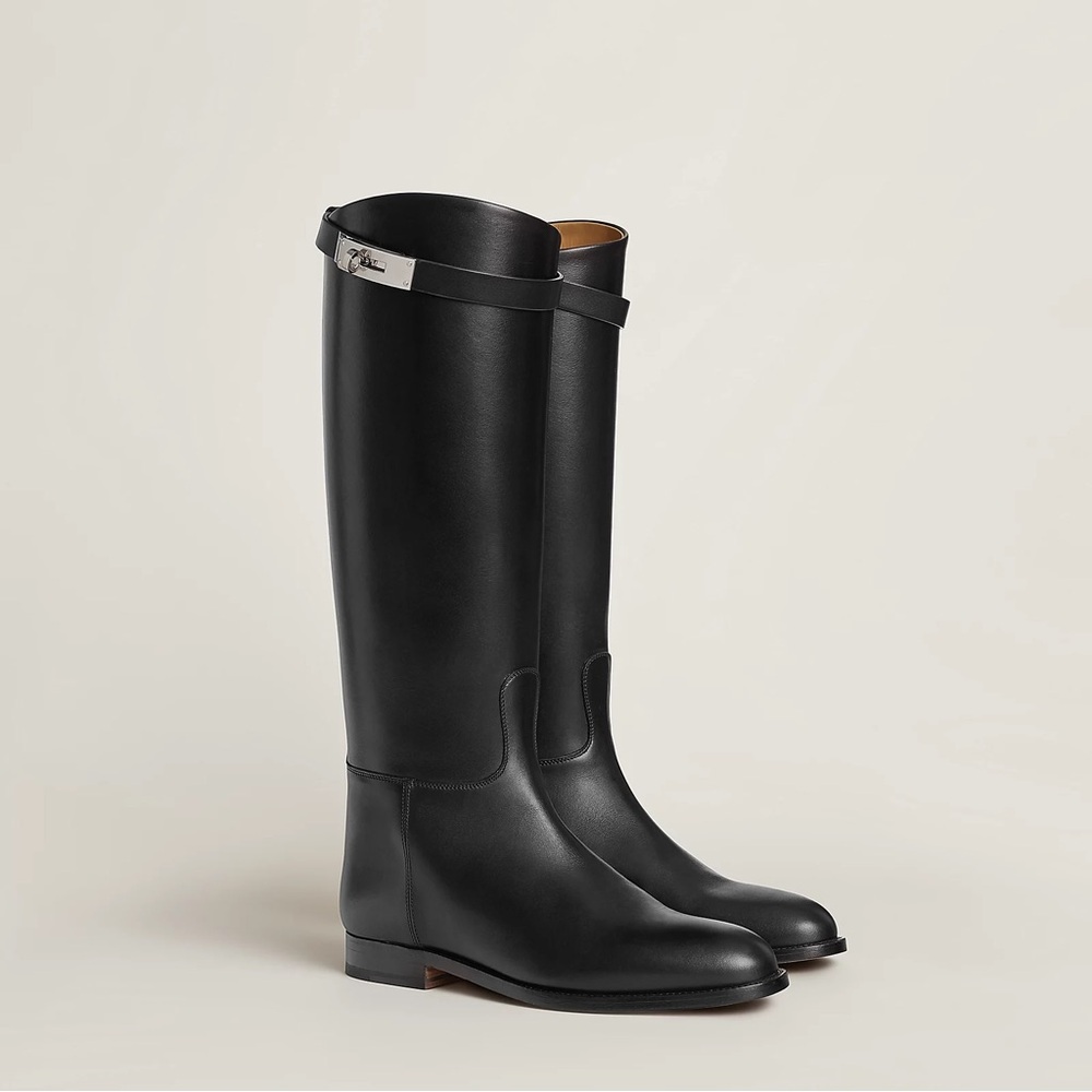 SOLD Hermes Leather Tall Jumping Kelly Riding Boots - Picture 3 of 16